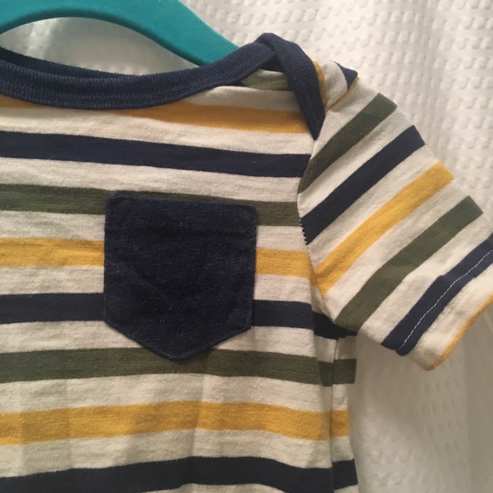 Cat & Jack striped onesie - Picture 2 of 4